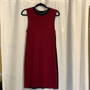 Rag & Bone Pink + Black Color-block Dress